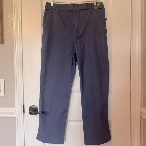 NWT G.H. Bass & Co. Women’s Ankle Chino Blue Size 8 Pants - Picture 3 of 8